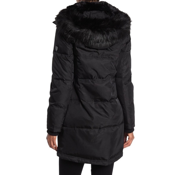 Vince Camuto Hooded Down Puffer Coat (Super Warm) - Picture 2 of 5